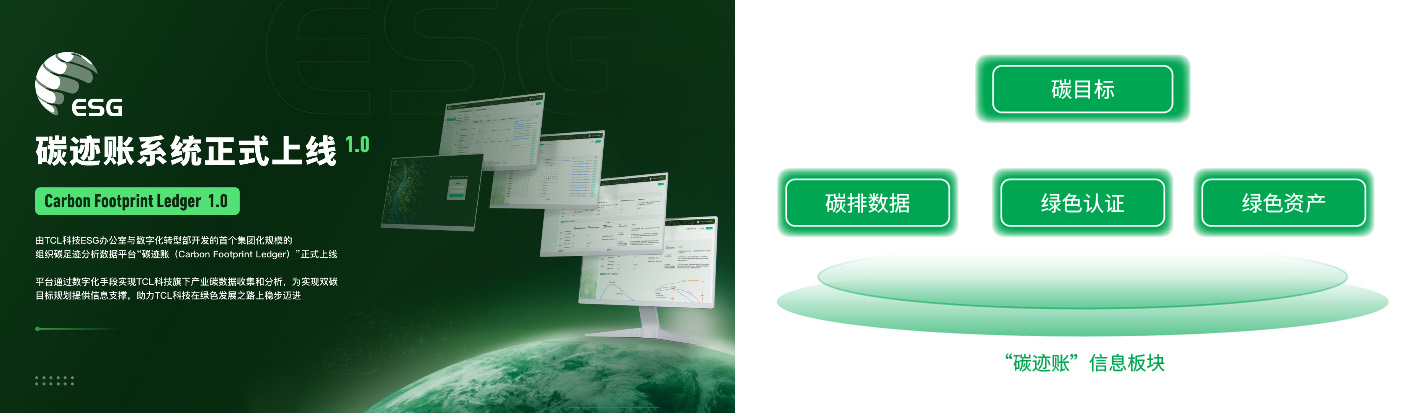 TCL 科技“碳跡賬”數字化管理平臺上線